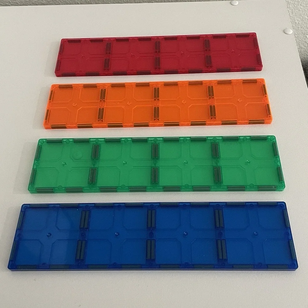 Picasso Tiles Magnetic Large Stabilizer Combo 12 Piece Building Set PT12